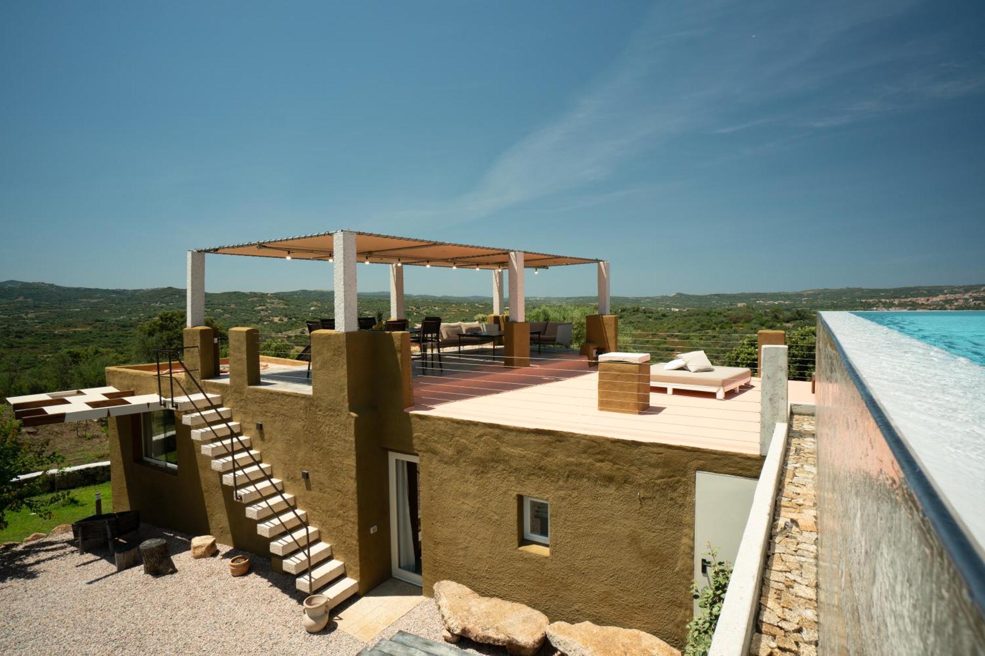 Villa Tre Nibbari San Pantaleo Exteriör bild